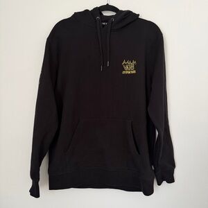 Vans x SpongeBob SquarePants Skull Flame Hoodie Black Medium- RARE